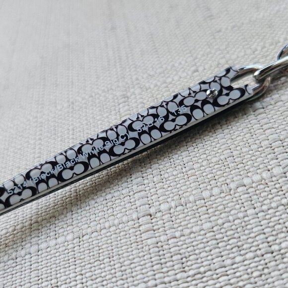 Coach Glasses Frame Black/Black White Sig C 52[]16 135 FANNIE HC6052 Eyeglasses - Picture 9 of 12